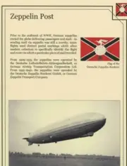 Illustrated sheets postcards Zeppelin Post Germany -PDF