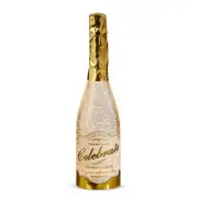 Raz Eric Cortina 12.5" Lighted Christmas Champagne Bottle Water Globe with Swirl