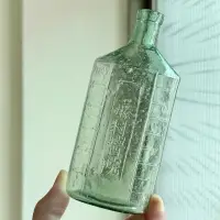 在飛比找蝦皮購物優惠-日本早期藤村醫院氣泡玻璃藥瓶