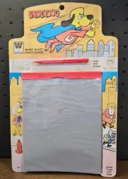Underdog T.T.V Leonardo Publications magic Slate 1974 WHITMAN NEW UNUSED NICE