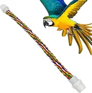 Cockatiel Rope Perch | Bird Rope Ladder - Cotton Rope Comfy Cable Perch Colorful Rope Perch for Parrots Playing Chewing