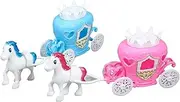 Sosoport 2Pcs Carriage Figurines Pretend Play for Crafts Holiday Decorations for Creative Fun
