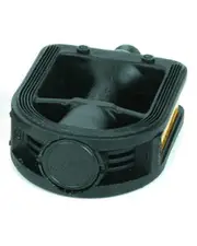 Azur BMX 1/2inch Alloy Platform Pedal Black