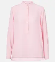 [Stella McCartney] Stella McCartney Iconic silk shirt AU 18 pink