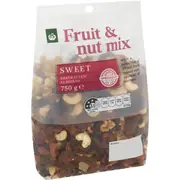 Woolworths Mixed Nuts & Fruit 750g