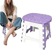Folding Step Stool,Portable Camping Chair | Multifunctional Folding Stool with Handle for Kitchen, Bathroom, Outdoors, Bedside, Hiking