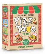 PIZZA AND TACO TO GO! 3-BOOK BOXED SET (精裝本)(GRAPHIC NOVEL)/STEPHEN SHASKAN【禮筑外文書店】