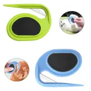 2 PCS Pet Grooming Tool Professional Dematting Comb Dog Detangler Brush Hair ...