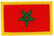 MOROCCO MOROCCAN FLAG PATCHES backpack PATCH BADGE IRON ON NEW EMBROIDERED
