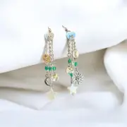 handmade whimsical stainless steel earrings