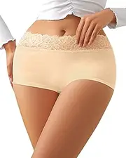 [Hibluco] Women Underwear Boyshorts Panties Invisible Hipster Seamless Boxer Briefs