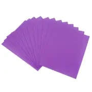 Purple Shiny EVA Foam Sheets 11 x 8 Inch 2mm Thick for Crafts DIY 12 Pcs