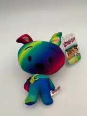 NEW TOY FACTORY Warner Gradient Rainbow SCOOBY-DOO Chibi 7" Plush Tags