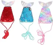 [WRITWAA] Elegant Sequin Coin Purse Lanyard Wallet Portable Stylish Trendy Coin Bag