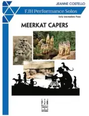 FJH MEERKAT CAPERS SHEET MUSIC EARLY INTERMEDIATE PIANO JEANNE COSTELLO NEW SALE