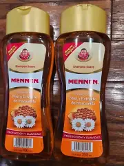 2 SHAMPOO MENNEN HONEY & CHAMOMILE 23.67 FL OZ EACH MADE IN MEXICO PROTECCION