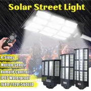 1500W 1680LED Solar Flood Light Sensor Street Garden Remote Security Wall Lights