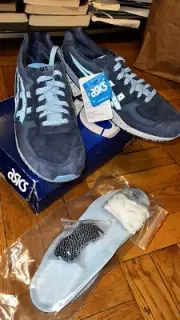 Asics Gel-Sight Navy/Dark Blue Kith Just Us Size 8.5 New