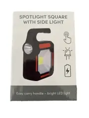 USB Rechargeable Work Torch Flood Lamp Solar Camping LED Inspection Light NEW