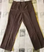 Dockers Men’s Brown Corduroy Like Washington Flat Front Straight Leg Pants