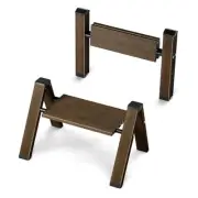 Aluminum Portable Step Stool, Foot Stool, Lightweight Foldable Foddler
