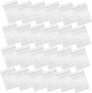 ARTSEWPLY 100pcs PVC Self Sealing Jewelry Storage Bags for Earrings Rings and Accessories Organizers for and Space Saving