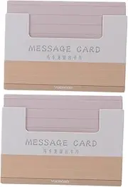 OHPHCALL 300pcs Lined Flash Cards Office Supplies Index Cards Note Cards Word Cards Mini Index Cards Blank Cards Portable Note Cards
