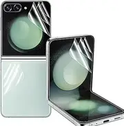 QLTYPRI Screen Protector for Samsung Galaxy Z Flip 6 5G,[3 Packs] High-Definition Soft TPU Film (NOT Glass) 3D Edge to Edge Full Coverage Soft Protective Film for Samsung Galaxy Z Flip 6–Transparent