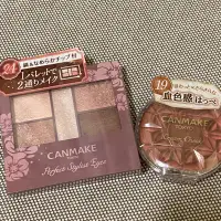 在飛比找蝦皮購物優惠-CANMAKE 腮紅霜 19 新完美色計眼影盤 24