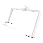 (White)Nail Tech Lamp Foldable 3200K To 5600K Dimmable LED 2000LM 35W Desk HG