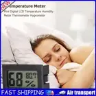 Mini Digital LCD Temperature Humidity Meter Thermometer (Black Fahrenheit) AU