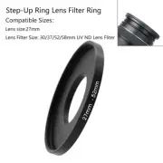 27-30/37/52/58mm Step-Up Ring Lens Filter Ring UV/ND/CPL GND Lens Filter Ring