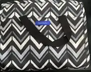 Lighten Up Hanging Travel Organizer Lotus Chevron