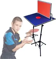 Foldable Table Tennis Rebound Board,Table Tennis Return Board,Indoor Training Equipment,Adjustable Angle,Suitable for Home Gyms and Schools