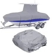 Center Console Boat T-Top Roof Cover Hard-Top 20-22ft Gray Universal