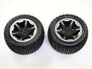 NEW TRAXXAS RUSTLER Wheels & Tires Rear VXL RUE14