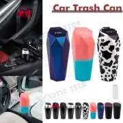 Car SUV Truck Plastic Trash Can Automatic Portable Rubbish Dustbin w/ Trash Bags