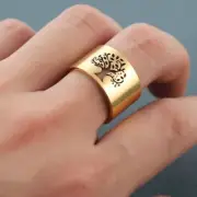 Tree of Life Rings - Stainless Steel Gold Color Finger Ring Women Luxury Jewelry