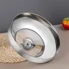 Stainless Steel Pot Lid Frying Pan Steamer Insert Universal Lids