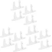 HOMSFOU 3sets Washing Machine Accessories Stopper Washer Door Prop Cascade Internal Loader Sink Removable Dryer Stand Cleaner Handle Dishwashing Foaming Hand Wash Cutlery White 4pcs*3