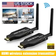 Wireless HDMI Video Transmitter and Receiver TV Stick Screen Share Extender 100m