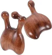 HONMEET 2pcs Wooden Facial Massager Tools for Face Nose Acupoint Facial Tools Nose Massager Scraper Handheld