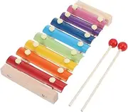Toddmomy Classic Xylophone Musical Instrument - Kids/Percussion Musical Instrument Wooden Toy - Xylophone Glockenspiel Toy with Wood Mallets - Wooden Educational Percussion Toys with Music Score