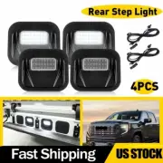 4X MultiPro Bed Tailgate Step Light For GMC Chevy Sierra Silverado 2500HD 3500HD
