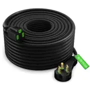 Flat Plug Extension Cord 50 ft with Slim Space-Saving Plug Design Low Profile...