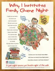 1997 Life/Scrabble/Sorry/Jenga/Clue Board Games Print Ad/Poster 90s Kid Wall Art