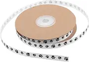 Angoily Dog Ribbon: Polyester Fabric Ribbon for Hats and Clothes Cute Animal Pattern for Pet Apparel and Decorations 20 Yard