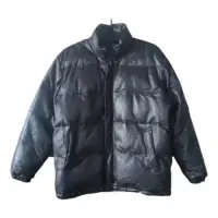 在飛比找蝦皮購物優惠-(sold) MCM leather puffer jack