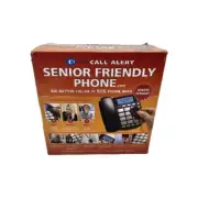 Senior Friendly Phone w/ Remote Emergency Alert Neck Pendant Eldery Big Button