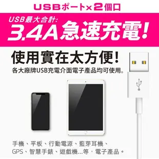 【太順電業】TS- 314BC 1切4座6尺~9尺智慧型USB充電組拉環扁插 延長線 智慧型充電組